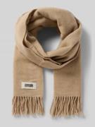 Drykorn Schal aus Wolle-Lanawolle-Mix mit Fransen Modell 'GAZE' in San...