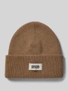 Drykorn Beanie mit Woll-Anteil Modell 'LOAH' in Sand, Größe 1