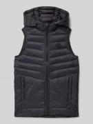 Jack & Jones Steppweste mit Kapuze Modell 'SPRINT' in Black, Größe 176