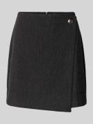 Neo Noir Minirock mit Viskose-Anteil Modell 'Marisi' in Dunkelgrau, Gr...