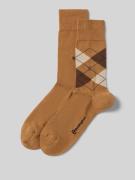 Burlington Socken mit Label-Detail im 2er-Pack in Sand, Größe 40-46