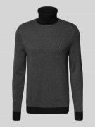 Tommy Hilfiger Regular Fit Rollkragenpullover aus Baumwoll-Kaschmir-Mi...