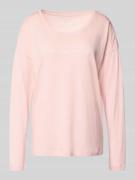 LASCANA Longsleeve mit Statement-Print in Rosa, Größe 32-34