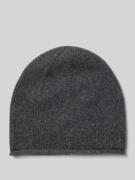 MCNEAL Beanie aus Woll-Kaschmir-Mix in Anthrazit Melange, Größe 1