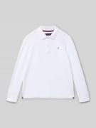 Tommy Hilfiger Teens Regular Fit Poloshirt aus reiner Baumwolle in Wei...
