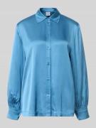 Emily Van den Bergh Regular Fit Bluse aus Viskose mit Knopfleiste in O...