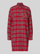 Lauren Ralph Lauren Nachthemd mit Label-Stitching in Rot, Größe M