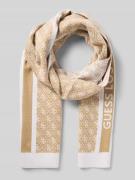 Guess Strickschal mit Woll-Anteil Modell 'SEVYN' in Beige, Größe 1