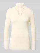 Soyaconcept Slim Fit Longsleeve aus Lyocell-Mix Modell 'Marica' in Ecr...