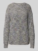 Jake*s Casual Strickpullover mit Rundhalsausschnitt in Dunkelgrau, Grö...