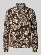 s.Oliver RED LABEL Relaxed Fit Langarmbluse aus Baumwoll-Mix in Dunkel...