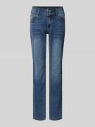 Buena Vista Slim Fit Jeans mit Label-Details Modell 'Tummyless' in Bla...
