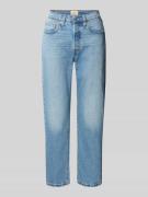 Levi's® Straight Fit Jeans mit Eingrifftaschen Modell '501 CROP' in Du...