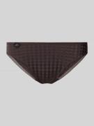 Marie Jo Slip mit floraler Applikation Modell 'Avero' in Dunkelbraun, ...