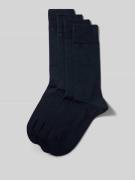 HUGO Socken aus Baumwoll-Mix im 4er-Pack in Dunkelblau, Größe 39-42