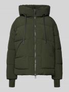 MOS MOSH Steppjacke mit Kapuze Modell 'Ollie' in Dunkelgruen, Größe L