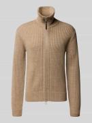 Tiger Of Sweden Strickjacke aus Wolle mit Stehkragen Modell 'Niall' in...