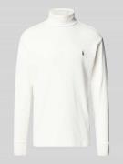 Polo Ralph Lauren Longsleeve mit Rollkragen in Weiss, Größe L
