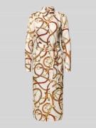 Lauren Ralph Lauren Hemdblusenkleid mit Bindegürtel Modell 'FAYELLA' i...