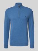 Polo Ralph Lauren Regular Fit Strickpullover aus reiner Wolle in Blau,...