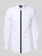 HUGO Slim Fit Businesshemd aus reiner Baumwolle Modell 'KEIDI' in Weis...