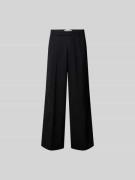 WON HUNDRED Wide Fit Anzughose mit Lanawoll-Anteil in Black, Größe 50