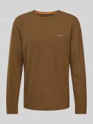 BOSS Orange Regular Fit Langarmshirt mit Label-Stitching Modell 'TEMPE...