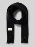 Marc O'Polo Schal aus reiner Schurwolle in Black, Größe 1