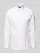 ETERNA Slim Fit Business-Hemd mit Kentkragen in Weiss, Größe 38