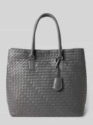 Abro Shopper mit Logo-Applikation Modell 'Rooftop' in Dunkelgrau, Größ...