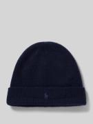 Polo Ralph Lauren Beanie aus reinem Kaschmir in Marine, Größe 1