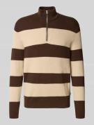 Only & Sons Regular Fit Troyer aus Baumwoll-Mix Modell 'PHIL' in Dunke...