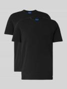 Hugo Blue Regular Fit T-Shirt Set im 2er-Pack Modell 'BLUE2_NAOLO' in ...