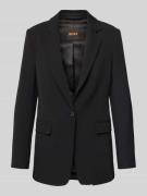BOSS Orange Regular Fit Blazer mit Reverskragen Modell 'JABLA' in Blac...