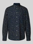 Montego Regular Fit Freizeithemd mit Weihnachtsmotiv in Marine, Größe ...
