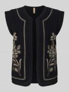 Soyaconcept Weste aus Viskose mit Steppnähten Modell 'VERNA' in Black,...