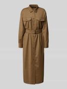 Weekend Max Mara Midikleid aus Schurwoll-Mix Modell 'STEMMA' in Hazel,...