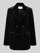 YAS Regular Fit Blazer mit Ziersteinbesatz Modell 'HELLA' in Metallic ...