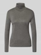 s.Oliver RED LABEL Slim Fit Langarmshirt aus Baumwoll-Mix in Mittelgra...