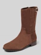 Lauren Ralph Lauren Stiefeletten aus echtem Veloursleder in Mittelbrau...