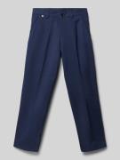 Boss Slim Fit Chino mit Bundfalten in Blau, Größe 164