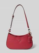 Guess Handtasche mit Label-Details Modell 'NOELLE II' in Dunkelrot, Gr...