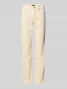 Lauren Ralph Lauren Cordhose mit 5-Pocket-Design in Ecru, Größe 38