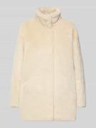 Only Regular Fit Mantel in Kunstfell-Optik Modell 'VIDA' in Offwhite, ...