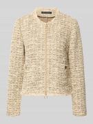 Betty Barclay Blazer mit Rundhalsausschnitt in Beige, Größe 36