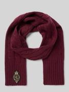 Lauren Ralph Lauren Schal mit Woll-Anteil in Bordeaux, Größe 1
