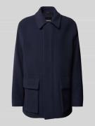 BOSS Wolljacke mit Kentkragen Modell 'Coxtan' in Marine, Größe 48