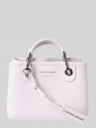 Emporio Armani Handtasche mit Label-Print Modell 'MYEA' in Hellrosa, G...
