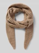 Pieces Schal aus Rippstrick Modell 'PYRON' in Taupe, Größe 1