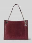 Lauren Ralph Lauren Shopper aus Rindsleder mit Label-Applikation in Bo...